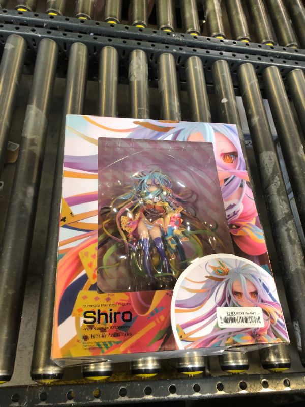 Photo 1 of RZAHUAHU No Game No Life Shiro Anime Figure 1/7 Yuu Kamiya Art Works 9.5in Multicolor PVC