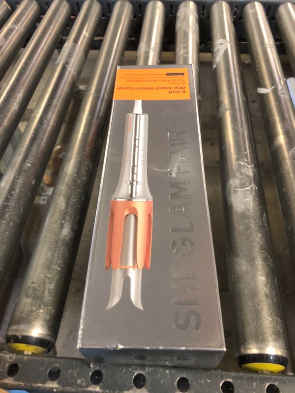 Photo 1 of SHEGLAM Automatic Curling Iron 1 1/4 inch with 3 Temperatures Fast Heating, 2-Way Rotation, Anti-Scald, Anti-Tangle Rotating, Automatic Shut-Off for Hair Styling