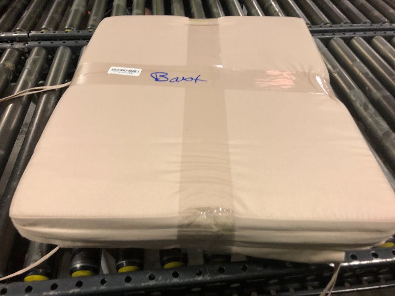 Photo 1 of AAAAAcessories Outdoor Seat Cushions for Chairs, Waterproof, Fade-Resistant Patio Furniture Replacement Cushions, 20" x 20" x 3" + 20" x 24" x 3", Khaki Beige