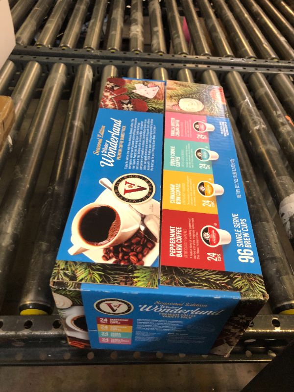 Photo 1 of Victor Allen's Coffee Winter Wonderland Variety Pack, 96 Count, Single Serve Coffee Pods for Keurig K-Cup Brewers