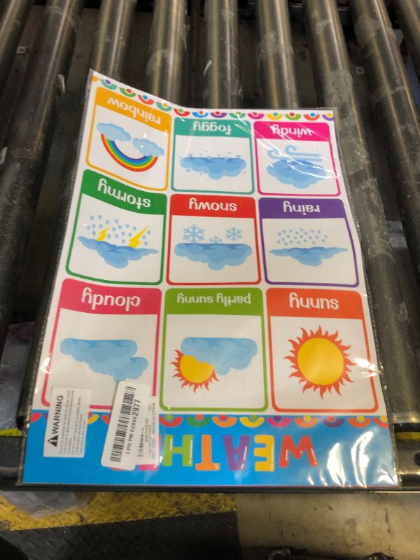 Photo 1 of Gethelud 17 Packs Educational Poster, PET Film Covered Preschool Learning Tools for Nursery Kindergarten Toddlers