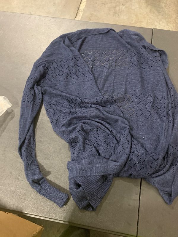 Photo 1 of BLUE LONG SLEEVE CARDIGAN 