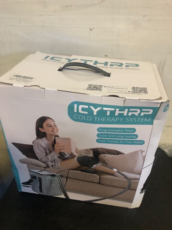 Photo 1 of Cold Therapy Machine with Programmable Timer, Portable Ice Machine for Knee After Surgery, Knee Replacement Recovery System for Pain Relief w/Compression Pad for Shoulder, Hip and Ankle