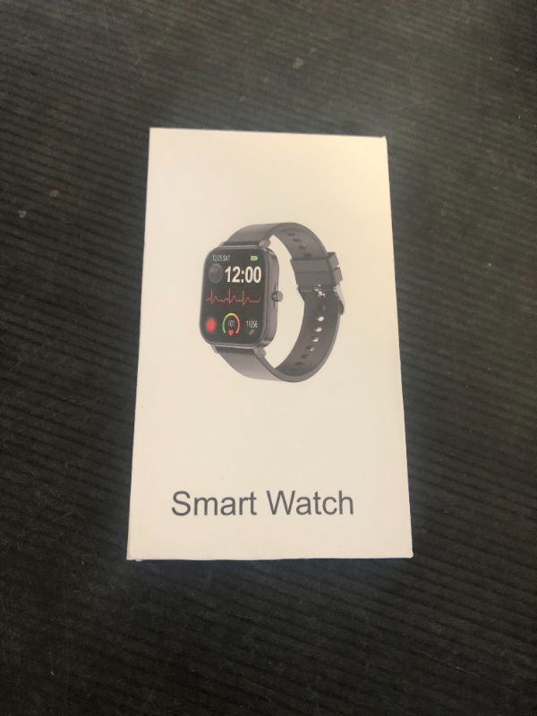 Photo 1 of Smart Watch for Men Women Compatible with iPhone Samsung Android Phone 1.69 inch Full Touch Screen IP68 Waterproof Bluetooh Fitness Tracker Heart Rate/Sleep Monitor (Starlight)