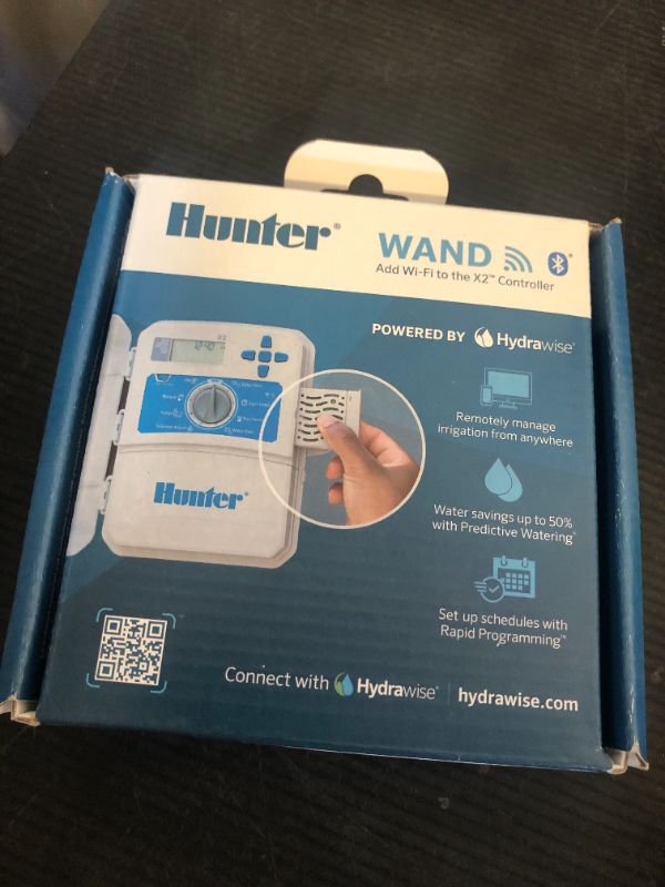 Photo 1 of Hunter WAND Smart WiFi Module for X2 Sprinkler Controller, Hydrawise App, Remote Scheduling, 2.4GHz WiFi Only, Supports Bluetooth, Wi-Fi Direct & WPS Setup