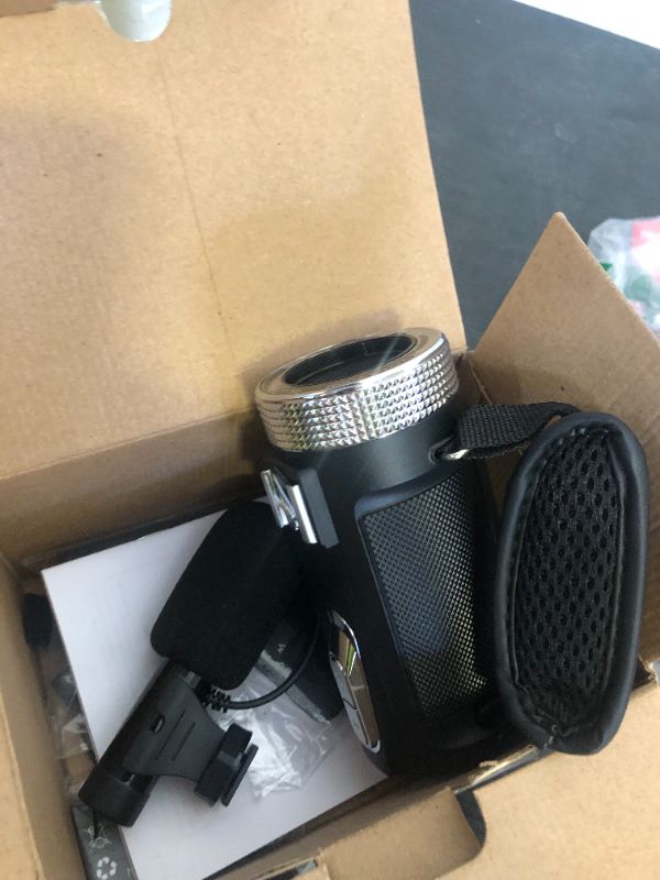 Photo 1 of Rumyums Camcorder Video Camera 4K 60FPS 48MP Vlogging Camera for YouTube 18X Digital Zoom Camcorder 3.0" IPS Screen Video Recorder with Wireless Lavalier Microphone, Controller, 2 Batteries