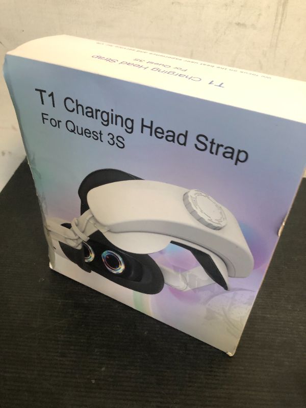 Photo 1 of Head Strap with Battery for Meta Quest 3S: 10000mAh Elite Strap with Battery Fast Charging for Oculus Quest 3S - Replacement Head Strap Accessories - Enhance Comfort and Extend Playtime