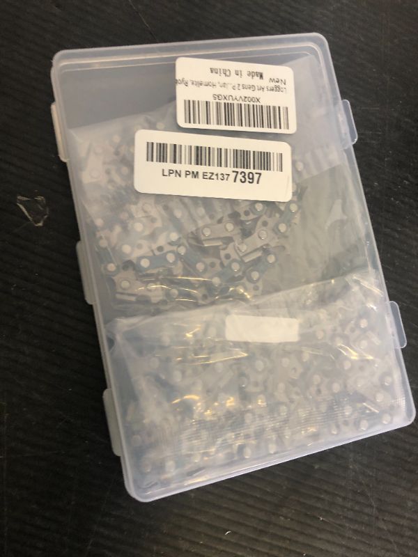 Photo 1 of Loggers Art Gens 2 Pack 16 Inch Chainsaw Chains 3/8 LP .050" 56 Drive Links Fits Craftsman/Sears, Echo, McCulloch, Poulan, Homelite, Ryobi