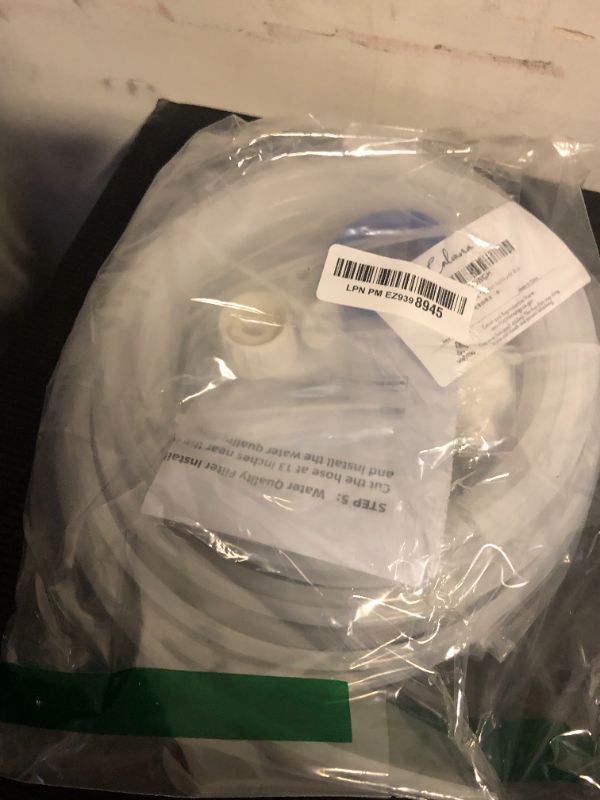 Photo 1 of Calvana Upgraded Pool Slide Spray Kit, Slide Water Tubing Kit, Includes 32.8ft Pool Water Slide Tube with 5 Nozzles, Water Filter, Zip Ties, PTFE Tape, for Straight & Curved Swimming Pools, Leak-Free