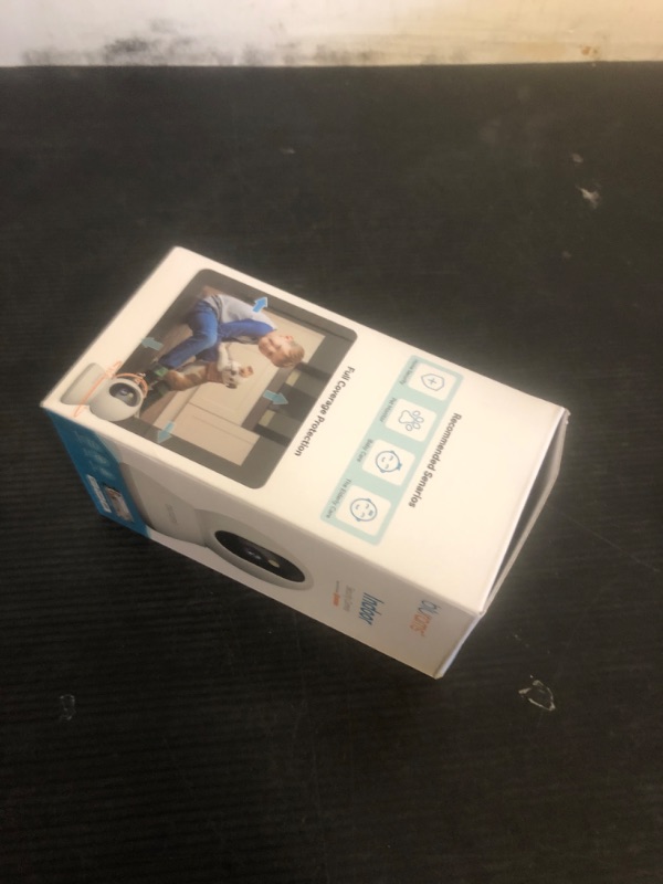 Photo 1 of blurams Indoor Camera 2K, Cameras for Home Security 5GHz, 360° Pet Camera w/Motion Tracking, Phone App, 2-Way Audio, IR Night Vision, Siren, Works with Alexa & Google Assistant