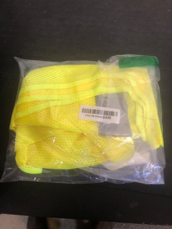 Photo 1 of AYKRM 2 Pockets XSmall Reflective Safety Vest High Visibility Class II Mesh Vest for Women & Men Meets ANSI Standards