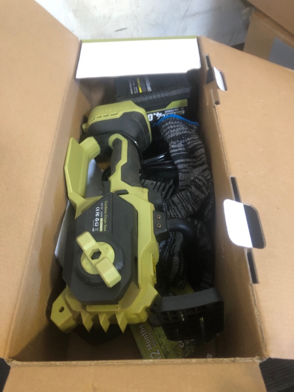 Photo 1 of SEYVUM Brushless 12 Inch Chainsaw Cordless, 20V Battery Chainsaw with 2 x 4.0Ah Batteries, 2 x Chains, Electric Chainsaws with Tool-free Chain Tension, Auto Oiling for Wood Cutting Trimming Branch