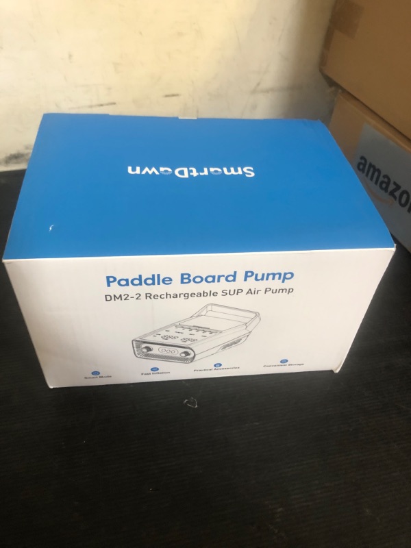 Photo 1 of 2025 Smart Portable SUP Air Pumps with Dual Stage Inflation and Auto-Off, 3X4500MAH, Up to 20 PSI, 30% Faster Inflation and Deflation, Rechargeable, Ideal for Paddle Board, Kayaks, Boats, and Tents