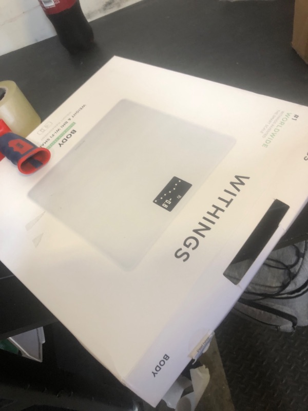 Photo 1 of Withings Body - Digital Wi-Fi Smart Scale with Automatic Smartphone App Sync, BMI, Multi-User Friendly, with Pregnancy Tracker & Baby Mode
