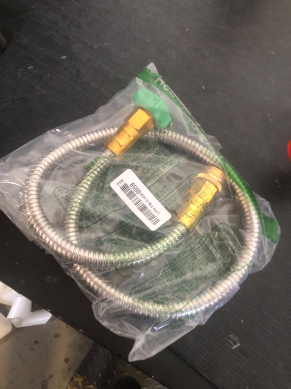 Photo 1 of BEAULIFE 304 Stainless Steel Metal Short Garden Hose 3 Feet Flexible, Portable & Lightweight Kink Free Garden Water Outdoor Hose