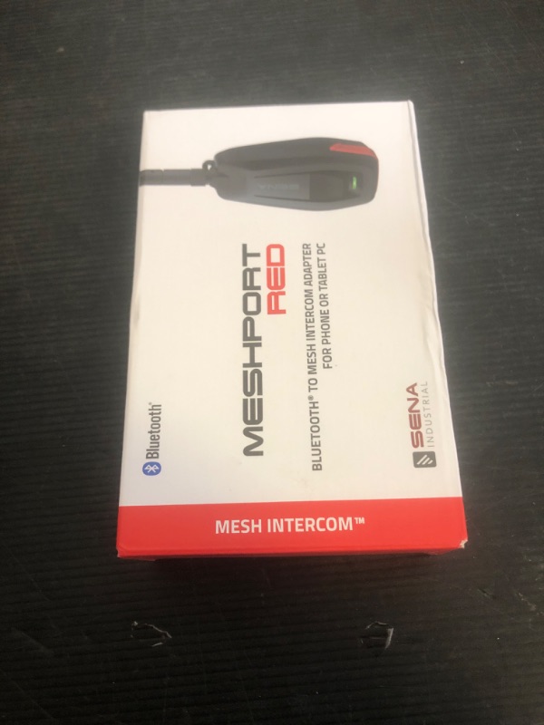 Photo 1 of Sena Industrial Bluetooth to Mesh Intercom Adapter for Phone or Tablet PC (MeshPort Red, One Size)