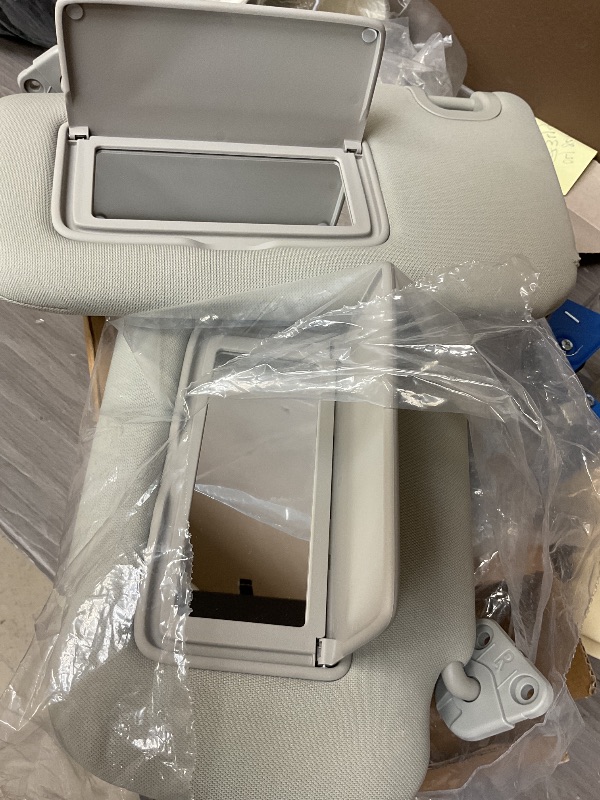 Photo 1 of Pair of Left and Right Sun Visor with Holders for Nissan Sentra 2013 2014 2015 2016 2017 2018 2019, Windshield Sunshade Replacement Without Light Sunroof