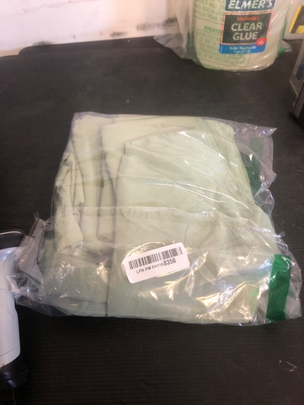Photo 1 of 10 Pack 10ft Sage Green Chiffon Table Runners Wedding Table Runner Sheer Romantic Tulle Table Runner for Christmas Wedding Bridal Tea Party Baby Shower Birthday Party Table Decorations(120 x 12 in)