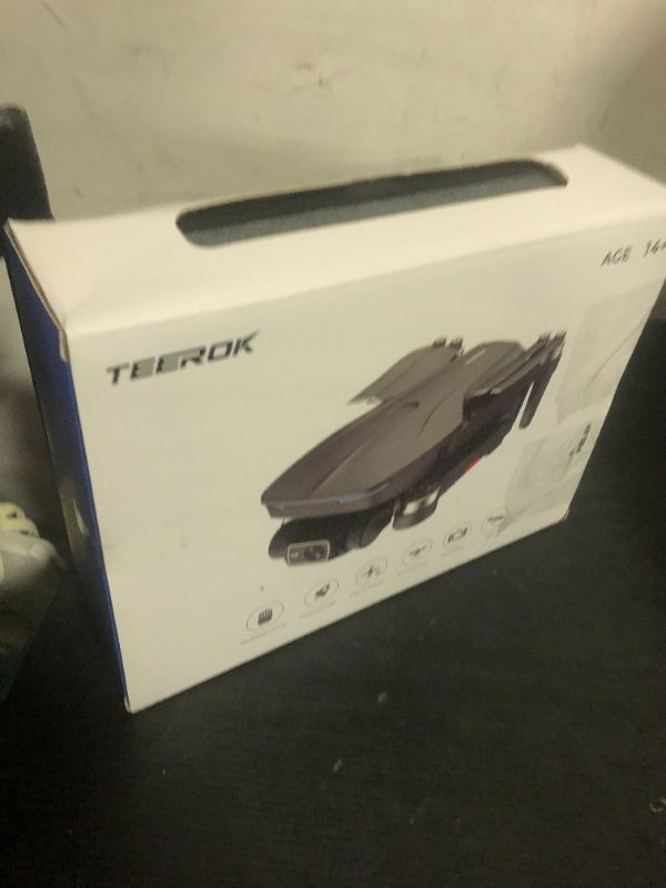 Photo 1 of TEEROK GPS Drone with 4K EIS Camera for Adults Beginner, T12S Foldable FPV RC Quadcopter with Brushless Motor, 52 Minutes Flight Time, 5G WiFi Transmission, Optical Flow, Follow Me, Smart Return Home