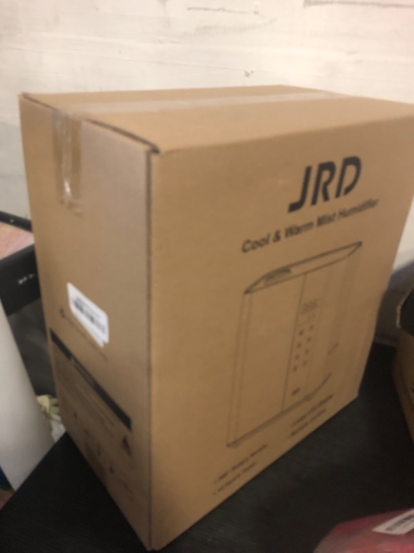 Photo 1 of JRD Smart Humidifiers for Bedroom, 5L Warm & Cool Mist Ultrasonic Air Humidifier for Large Room Home Indoor, 50Hrs Quiet Runtime for Baby, Plants, Remote Control, Auto Humidity Sensor, 12H Timer