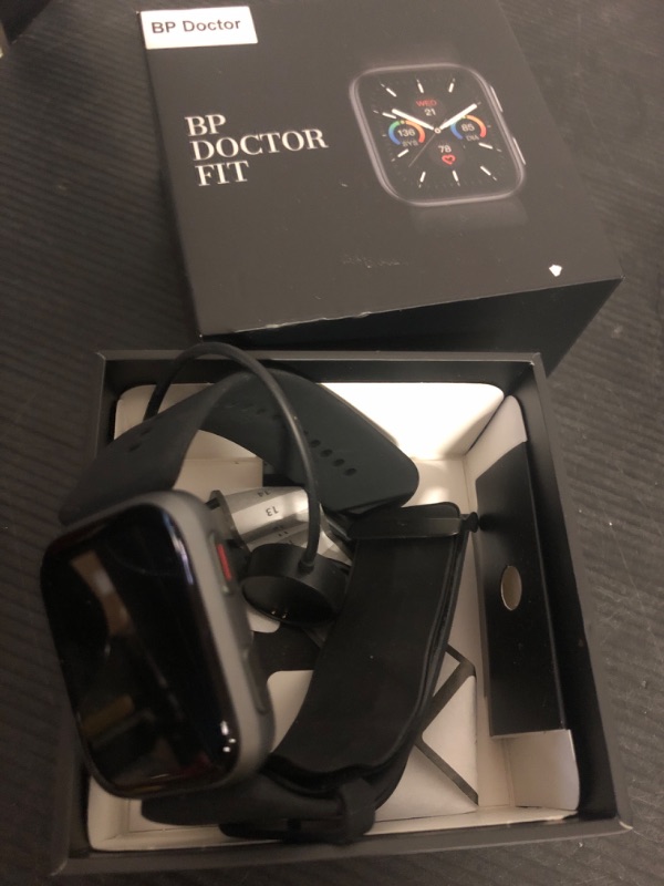 Photo 1 of Smart Watch, 1.95" Blood Pressure Smart Watch with Air Pump Band, Blood Pressure Monitor Watch with Sleep Heart Rate Monitor, Pedometer, Blood Pressure Watch Supports Data Sharing, Reminder Monitoring