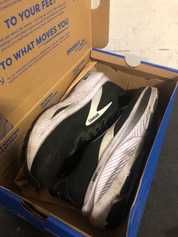 Photo 1 of Brooks Men’s Ghost 17 Neutral Running Shoe - Black/Grey/White - 11 Wide