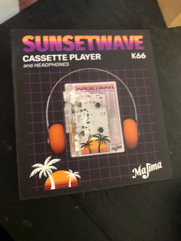 Photo 1 of Bluetooth Cassette Player with FM Radio Transparent Design Portable Walkman Style Retro Audio Gift Supports USB or AA Power Vintage Headphones Included Nostalgic Music Lovers Collectors 80s 90s Vibes