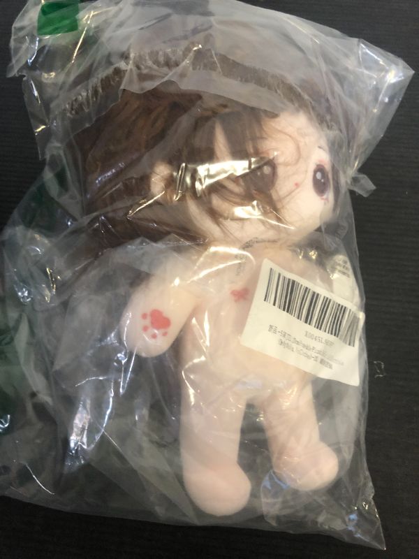 Photo 1 of S OUJCEN 20cm Poseable Plush Doll - Cute Cotton Stuffed Toy with Jointed Skeleton - Anime Soft Dress-Up Doll - Adorable Kawaii Collectible(Only Dolls, No Clothes)-20