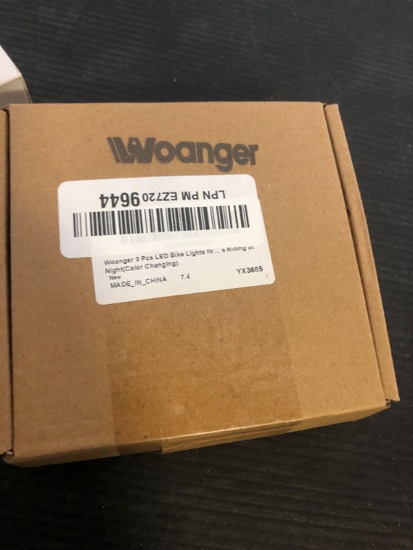 Photo 1 of Woanger 3 Pcs LED Bike Lights for Night Riding Bicycle Frame and Wheel Lights Battery Powered Bike Accessories Gifts for Adults Riding at Night(Color Changing)