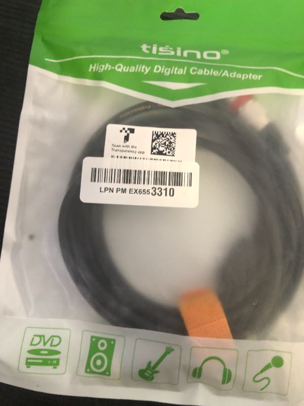 Photo 1 of Tisino Dual XLR to 3.5mm Stereo Mic Cable, 2 XLR Female to 1/8 Inch Mini Jack Y-Splitter Breakout Lead Microphone Cord - 6.6 feet