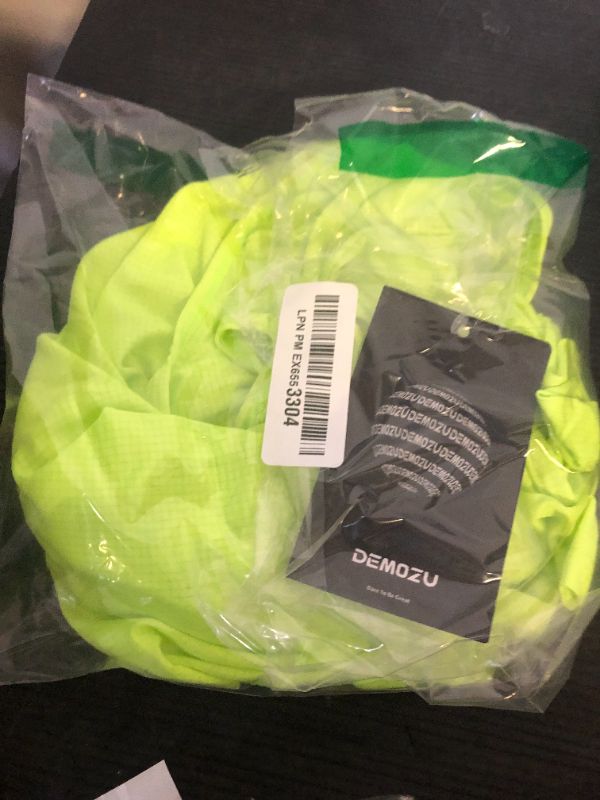 Photo 1 of DEMOZU Men's Neon Running Athletic Workout Tank Top Quick Dry Swim Beach Pool Gym Tank Top Sleeveless Muscle Shirts, Neon Yellow, XXL