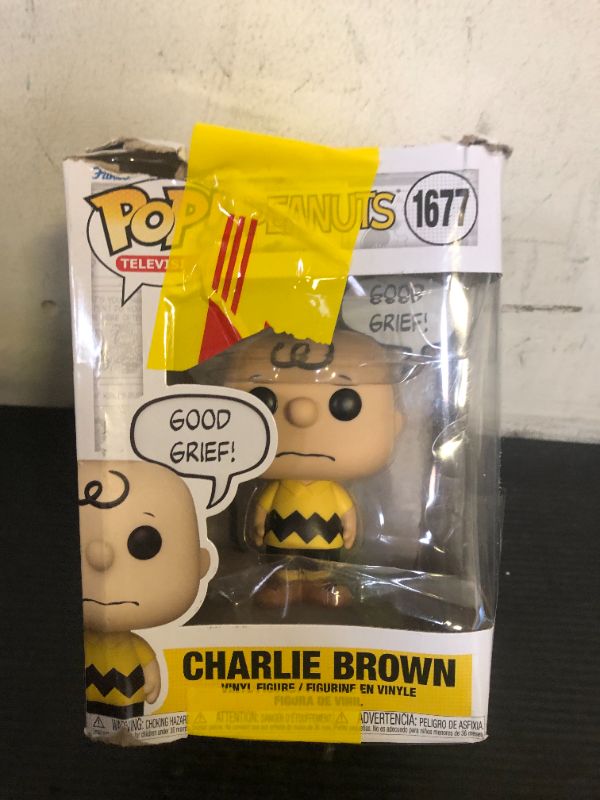 Photo 1 of Funko Pop Animation: Peanuts - Charlie Brown - Classic Peanuts - Collectable Vinyl Figure - Gift Idea - Official Merchandise - Toys for Kids & Adults - Cartoon/Animation Fans