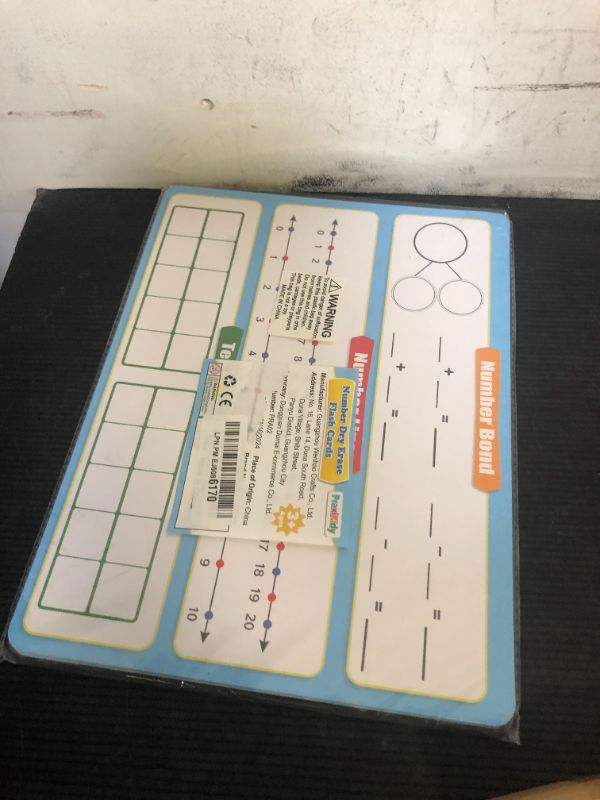 Photo 1 of PraxiKidy 12 Pack Numbers 1-120 Chart Dry Erase Flash Card,12" x 9" Number Line Ten Frame Math Manipulatives Small White Board for Student Teacher Kindergarten 1ST 2ND Classroom Homeschool Supplies