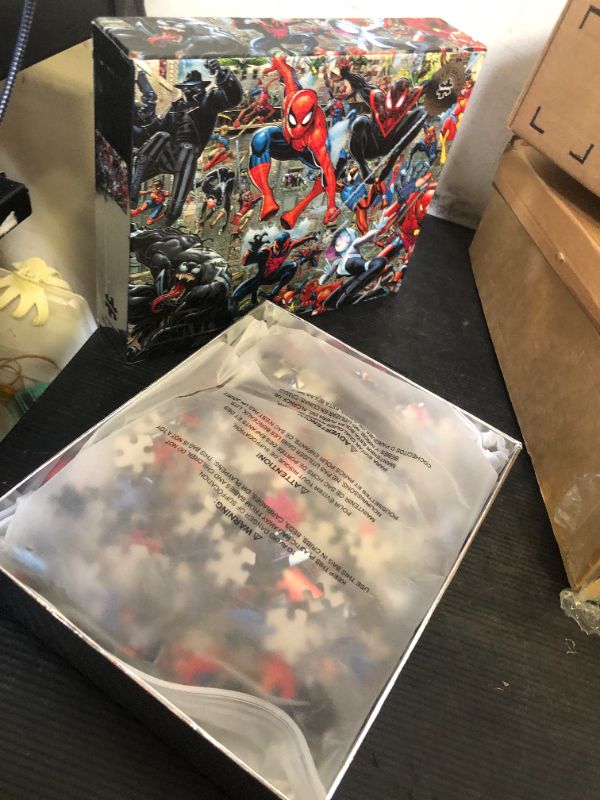 Photo 1 of Buffalo Games - Silver Select - Marvel - Spider-Verse - 1000 Piece Jigsaw Puzzle for Adults -Challenging Puzzle Perfect for Game Nights - Finished Size is 26.75 x 19.75