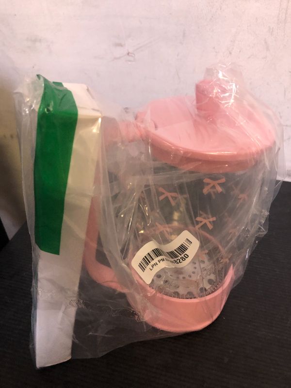 Photo 1 of Paris Hilton Bow Design French Press and Frother Coffee Gift Set, Includes a 8-Cup Coffee Press and Battery Operated Handheld Milk Frother, 2-Piece Set, Pink