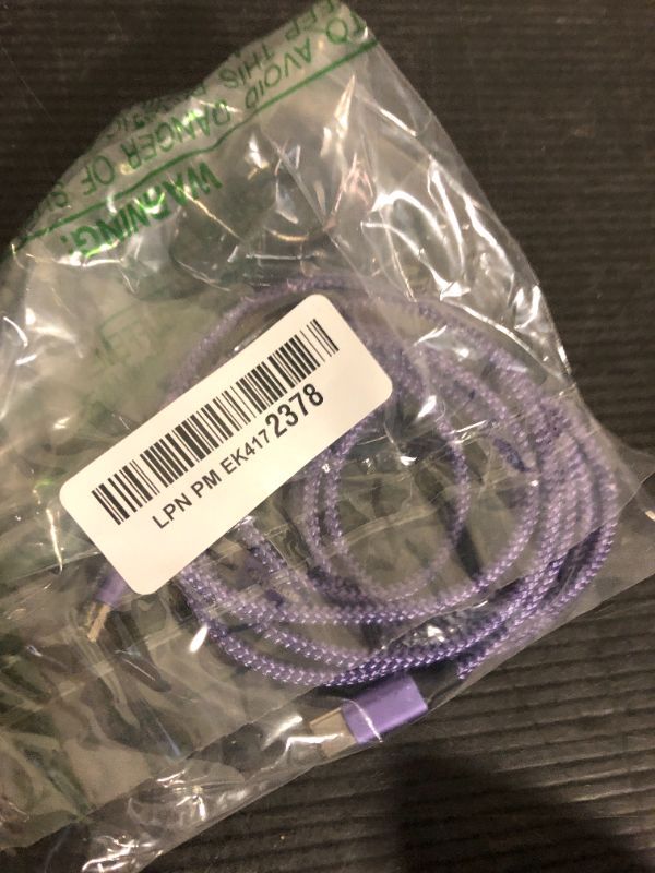 Photo 1 of etguuds Purple USB C to USB C Cable 3ft, 2-Pack 60W USBC to USBC Cord, Type C to C Charger Cable Fast Charging for iPhone 16 15 Pro Max Plus, for Samsung Galaxy S24 S23 S22, for MacBook/iPad, Pixel