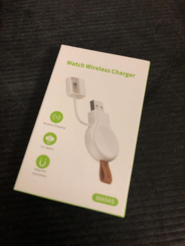 Photo 1 of NEWDERY Charger for Apple Watch Portable iWatch USB Wireless Charger, Travel Cordless Charger with Light Weight Magnetic Quick Charge for Apple Watch Ultra2/1 Series 10 9 8 7 6 5 4 3 2 1 SE, Pink
