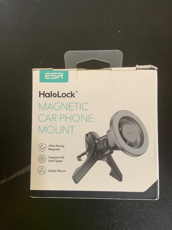 Photo 1 of ESR for MagSafe Car Mount, Air Vent/Dashboard Magnetic Phone Holder for Car,Car Phone Holder Mount for iPhone 16/16e/15/14/13/12/Samsung, All Smartphones(2 Metal Rings included),Charging Not Supported