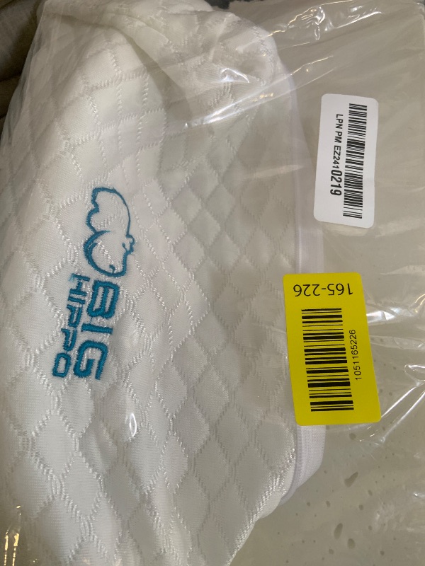 Photo 1 of Big Hippo Wedge Pillow Memory Foam Wedge Pillow Cushion, 14.1 x 14.1 x 2.75 inches