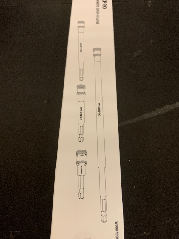 Photo 1 of WORKPRO Drill Bit Extension Set, 4Pcs Magnetic Drill Screwdriver Bit Holder Extender with Aluminum Sleeve, 1/4 Inch Hex Quick Release Bit Holder for Drill in 2-3/8",4",6",12''
