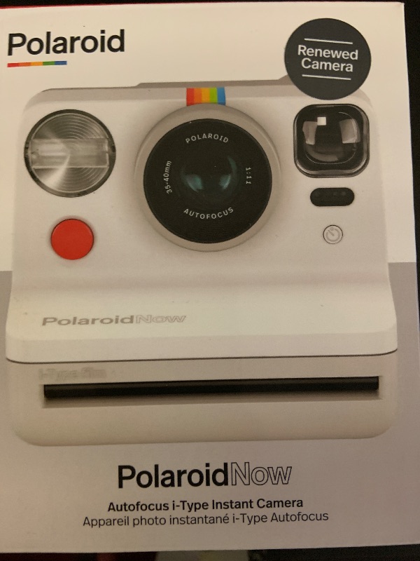 Photo 1 of Polaroid Now I-Type Instant Camera - White (Renewed Premium)