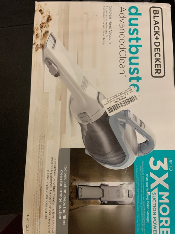 Photo 1 of BLACK+DECKER 16V MAX dustbuster Cordless Hand Vacuum with Charger, Wall Mount and Brush Crevice Tool (CHV1410L32)