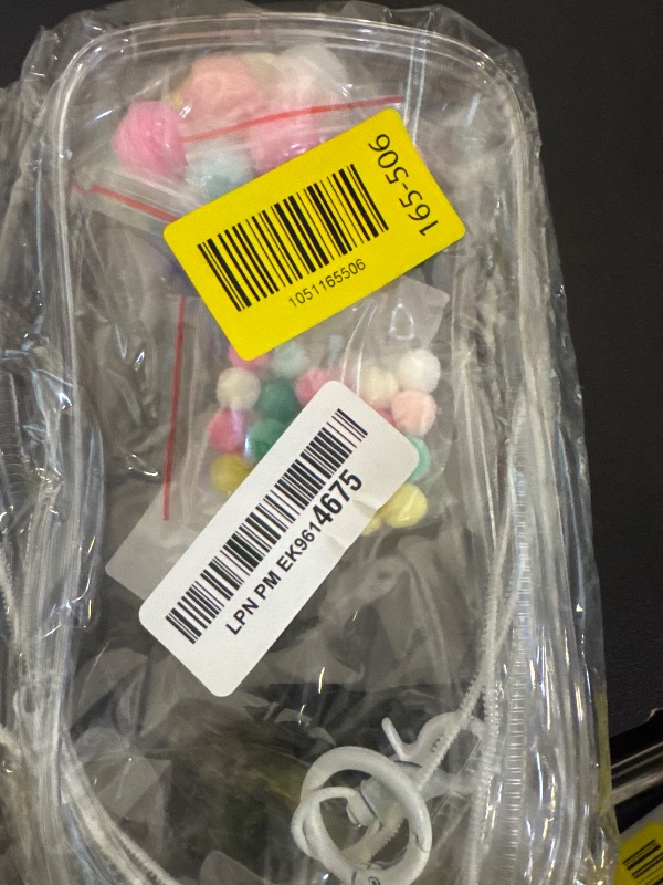 Photo 1 of Mowouhn Large Clear Figure Display Bag with Keychain Case Blind Box Keychain Carrying Case Lipstick Charm for Collectibles