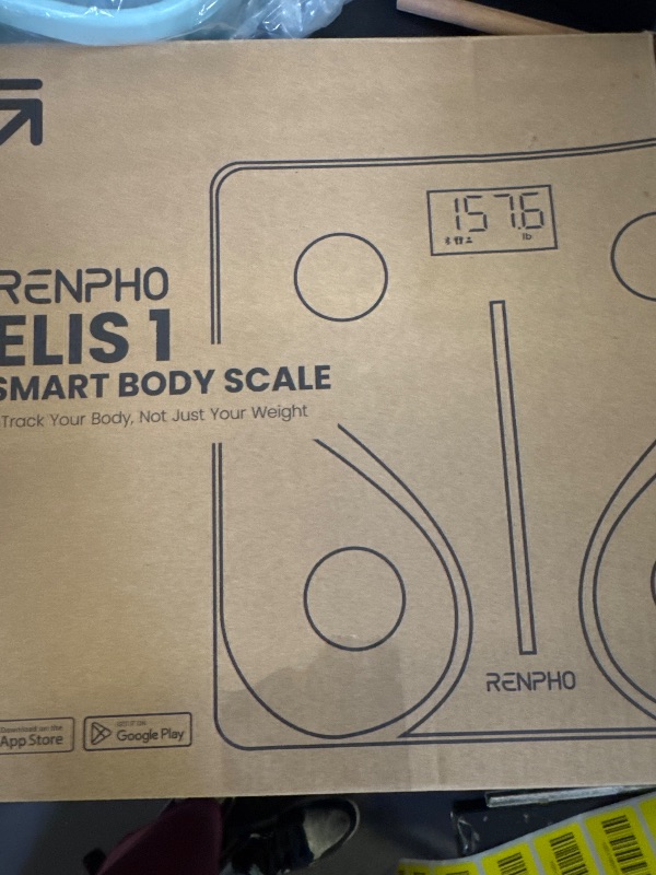 Photo 1 of RENPHO Smart Scale for Body Weight, Digital Bathroom Scale BMI Weighing Bluetooth Body Fat Scale, Body Composition Monitor Health Analyzer with Smartphone App, 400 lbs - Elis 1