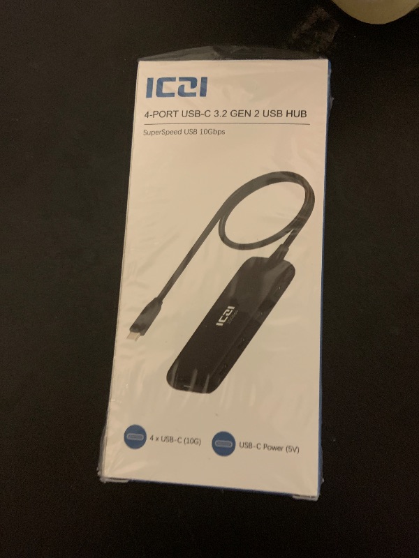Photo 1 of ICZI USB C Hub 3.2 10Gbps 4 Port Data Splitter for MacBook Pro/Air, iMac, Surface, Laptop, XPS, PC - Not Support Charging and Video Output