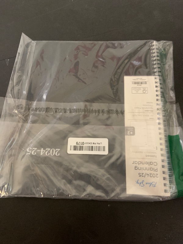 Photo 1 of Blue Sky 2024-2025 Academic Year Weekly and Monthly Planner, July 2024 - June 2025, 8.5" x 11", Flexible Cover, Wirebound, Enterprise (150144)
