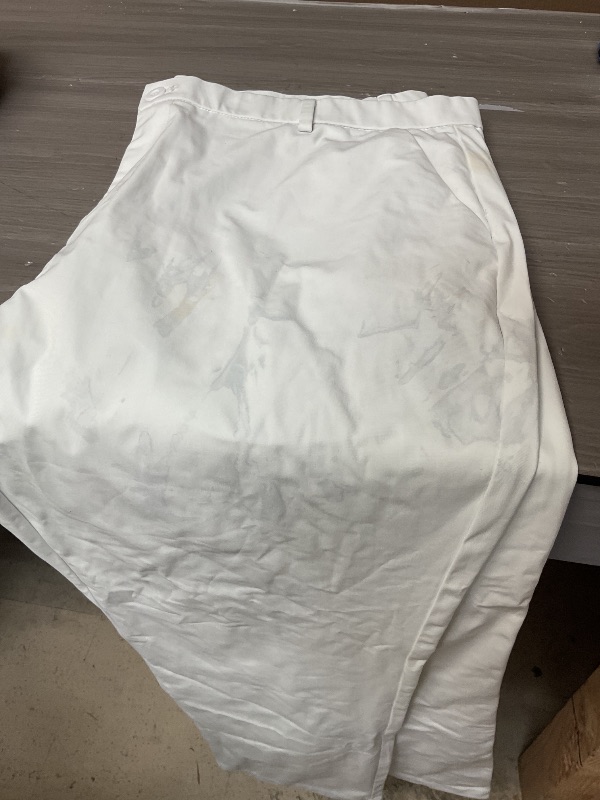 Photo 1 of SEE NOTES AND PICTURE…….SNOWTEN Mens Golf Pants Classic Fit Stretch Work Dress Pants 32" Comfy Pants with Pockets White Big&Tall 42w × 32L