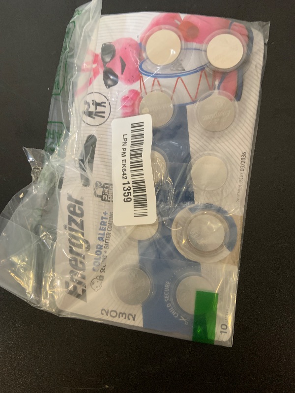 Photo 1 of Energizer CR2032 Lithium 3V Coin Batteries for Watches, AirTags, Key Fobs, Small Electronics (10 Pack)