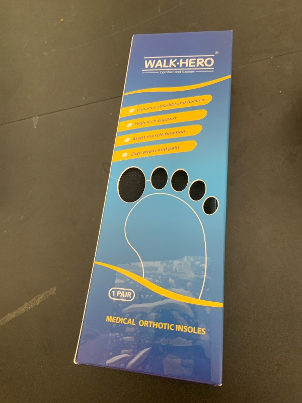 Photo 1 of Plantar Fasciitis Insoles for Men Women - Orthotics Inserts, Shoe Insoles Arch Support Flat Feet Inserts Work Boot Insoles for Standing All Day (Mens 10-10 1/2 | Womens 12-12 1/2)