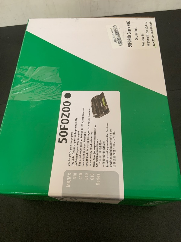 Photo 1 of 50F0Z00 Drum Unit Compatible for Lexmark 50F0Z00 50F0Z0G 500Z 500ZG Imaging Unit for MS310d MS410d MS310dn MS410dn MS415dn MS510dn MX310dn MX410de MX510de MX511dte Printer
